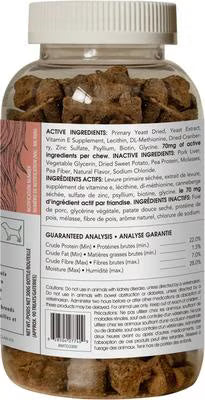 MicraVet Skin + Coat Health Soft Chew Supplements for Dogs, 90 count