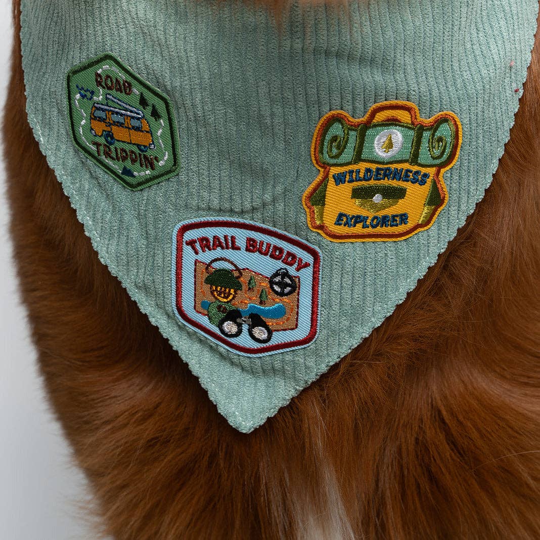 Trail Buddy | Velcro or Iron-On Patch for Pets