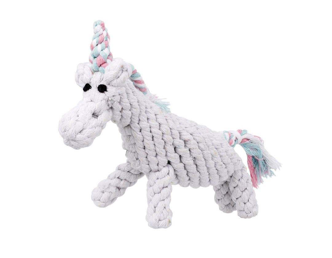 Unicorn Rope Dog Toy