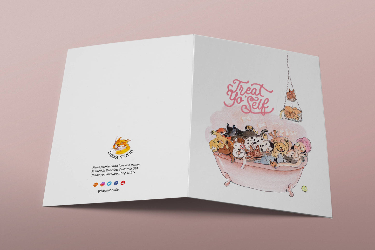 Treat Yo Self Dog Spa Card