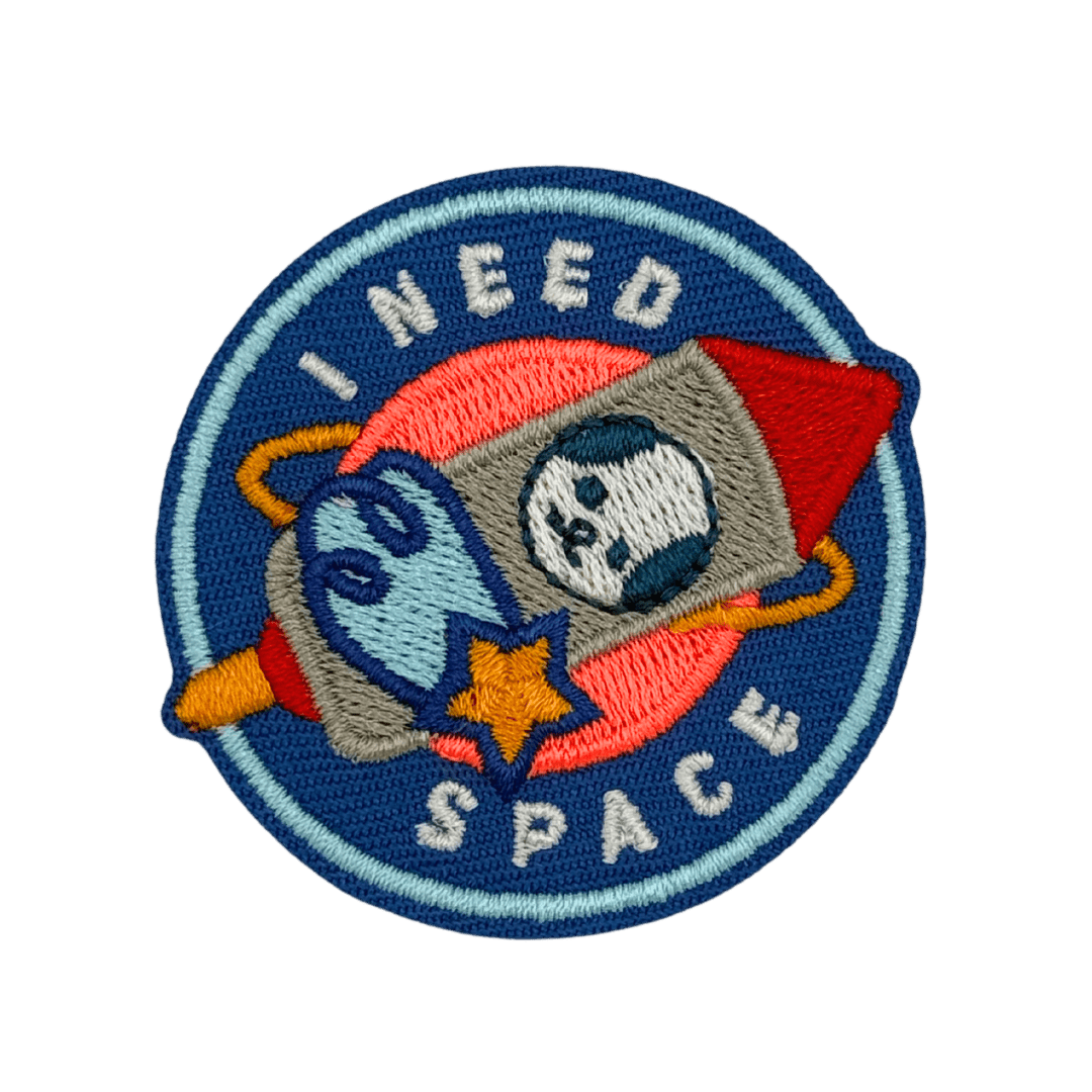 I Need Space | Velcro or Iron-On Patch for Pets
