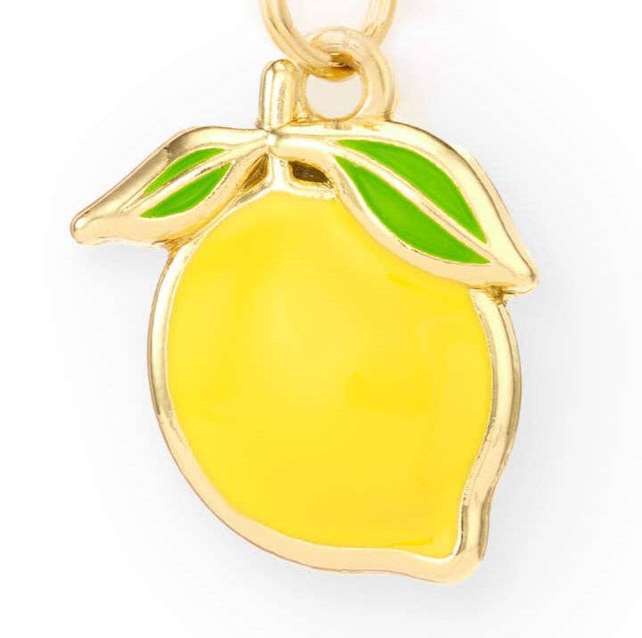 Lemon Collar Charm: Charm Only