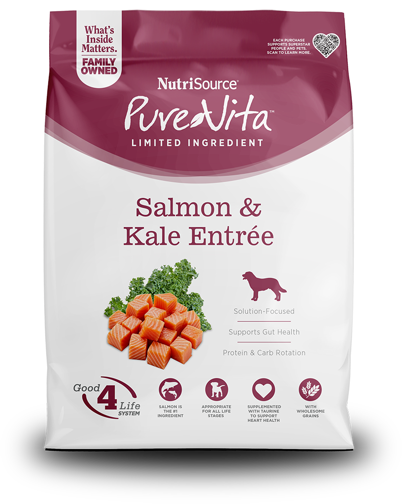 NutriSource PureVita Salmon & Kale Dry Dog Food