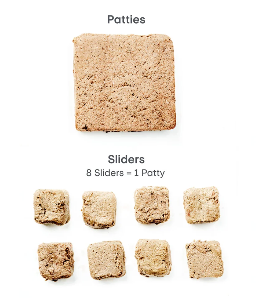 Extras Turkey & Sardine - Frozen Patties & Sliders 3lb