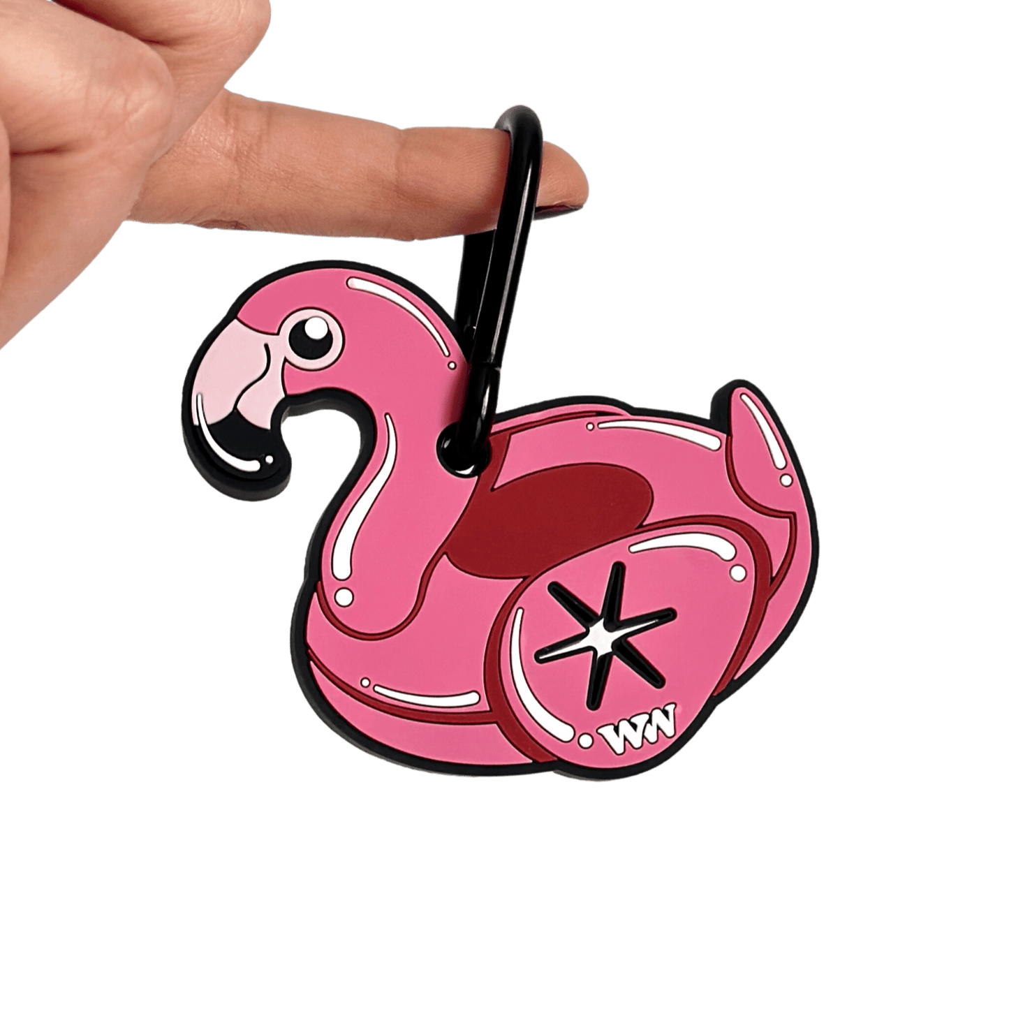 Flamingo Pool Floatie Poopy Loop® Dog Waste Bag Holder