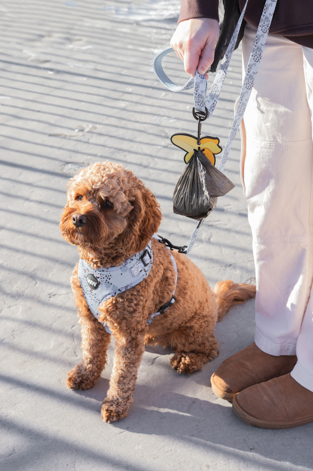 Banana Poopy Loop® Used Dog Waste Bag Holder