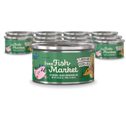 Fish Market Flaked Cod in Gelée Cat Food Mixer