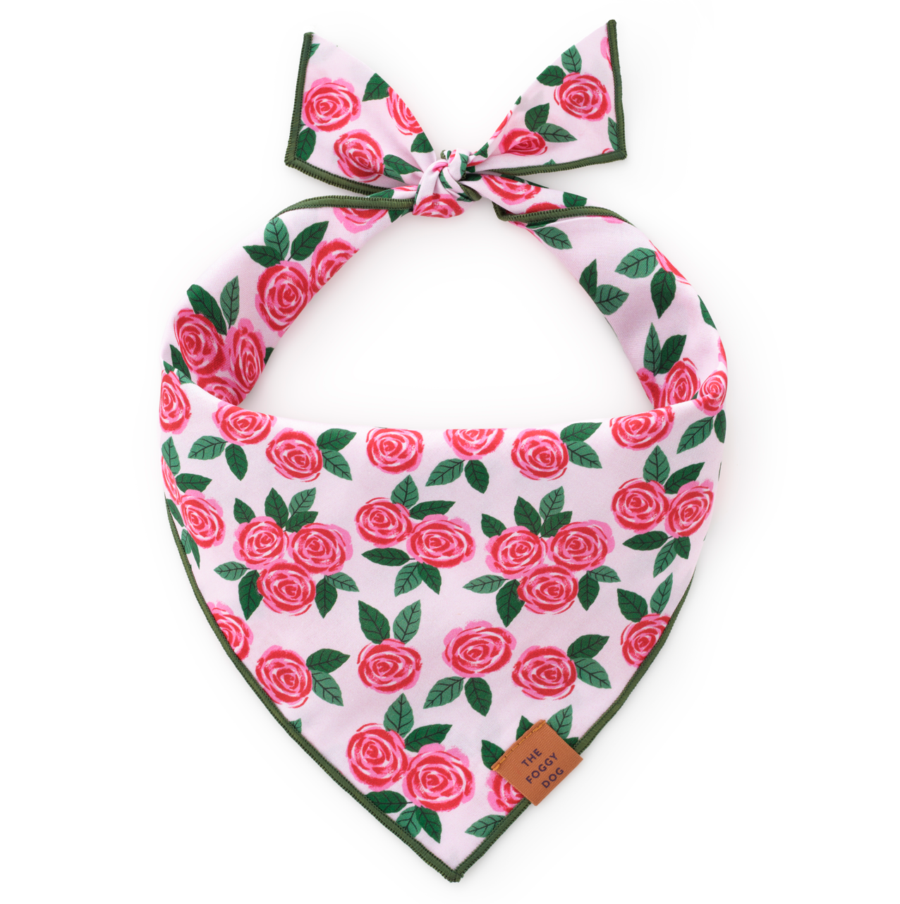 Rosette Dog Bandana: L - up to 26”