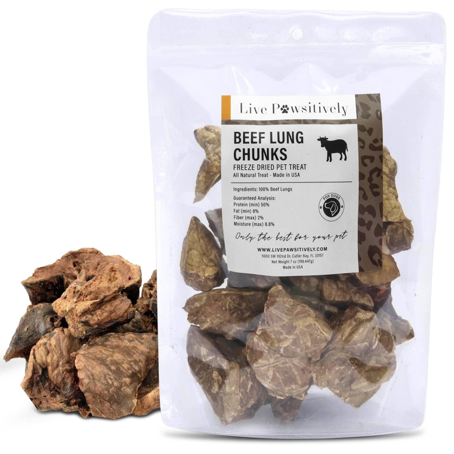Beef Lung Chunks