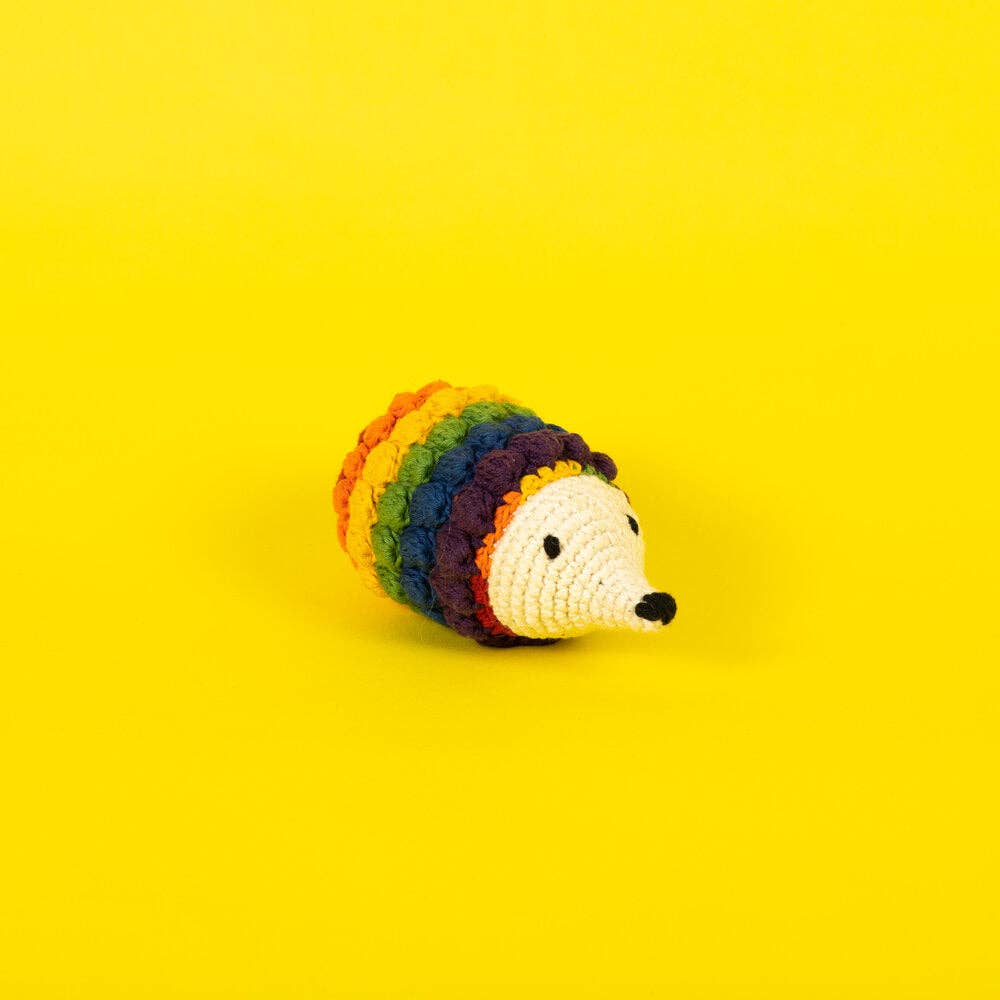 Hedgehog 100% Cotton Dog Squeaky Toy