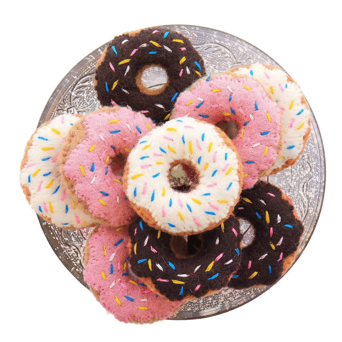Strawberry Valentine's Day Donut Cat Toy