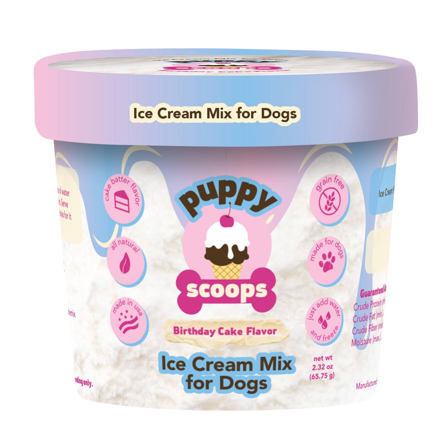 Puppy Scoops Ice Cream Mix for Dogs: Maple Bacon / 4.65 oz