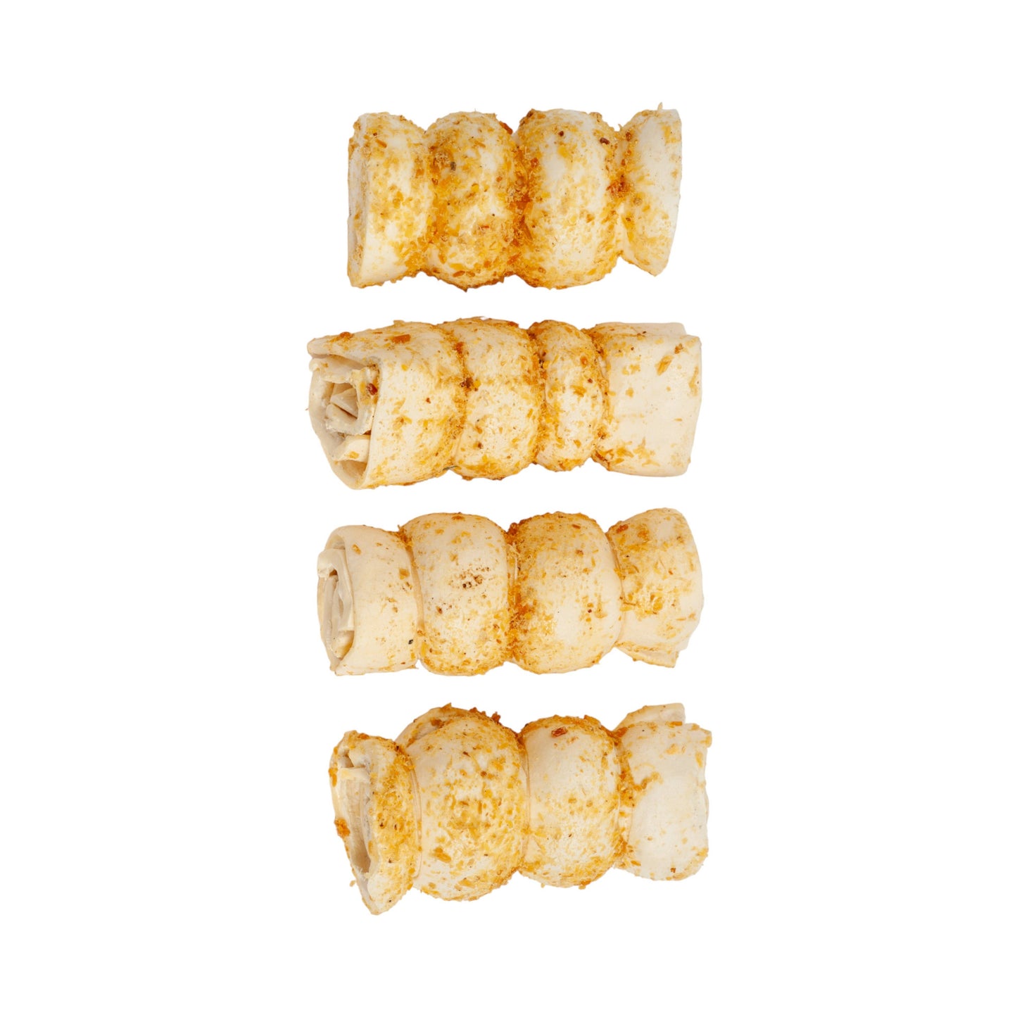 5"-6" Bully Dusted Beef Cheek Rolls Dog Chews (4/Bag)
