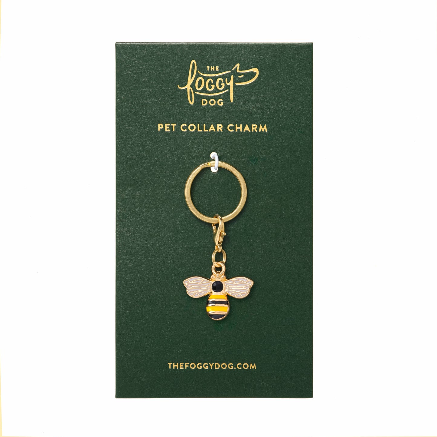Honey Bee Collar Charm