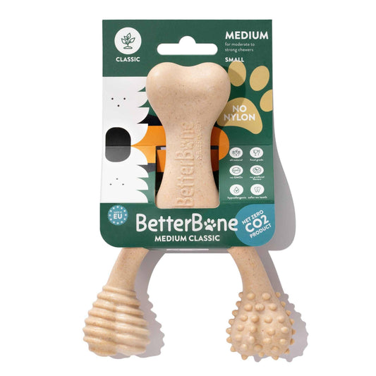 BetterBone MEDIUM - Natural, No Nylon, Softer Than Nylon ECO: Natural Venison / SMALL