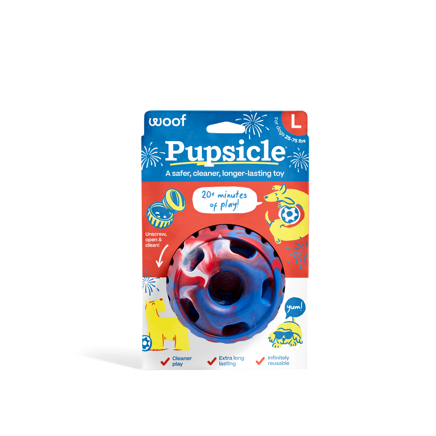 Woof Tie Dye Pupsicle