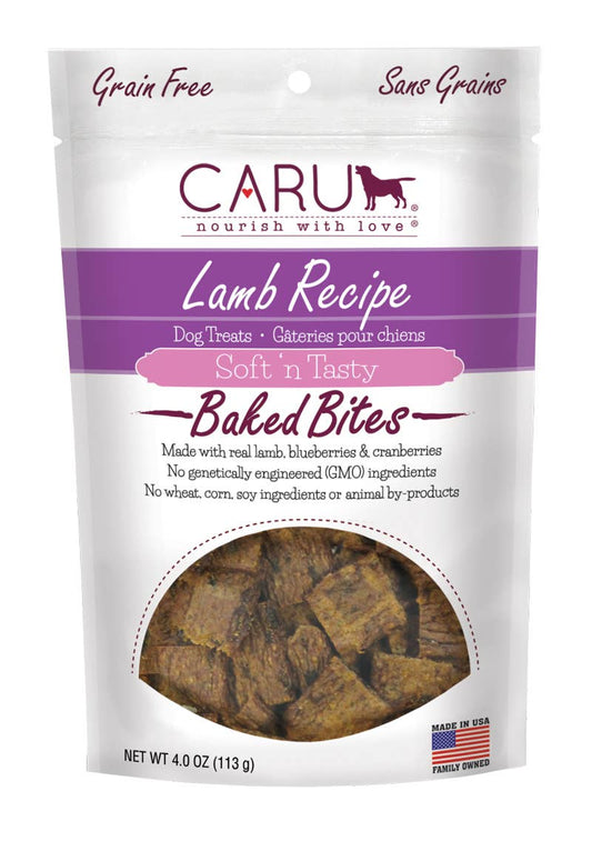 Caru Soft 'n Tasty Lamb Recipe Bites for Dogs