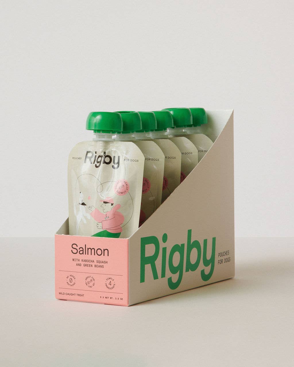 Organic Salmon Squeeze Pouch for Dogs