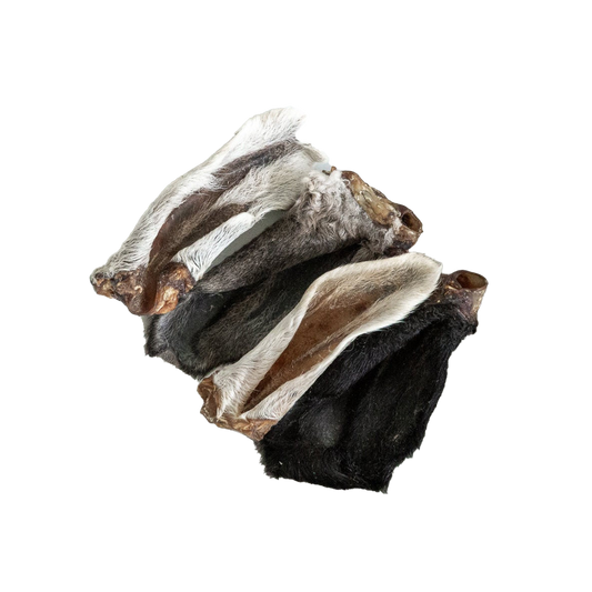 Dehydrated Lamb Ears (Fur-on): Small - 3 pack