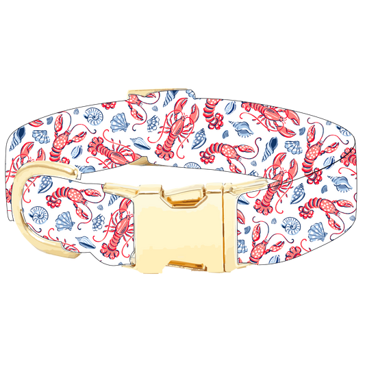 Printfresh x TFD Lobster Landing Dog Collar