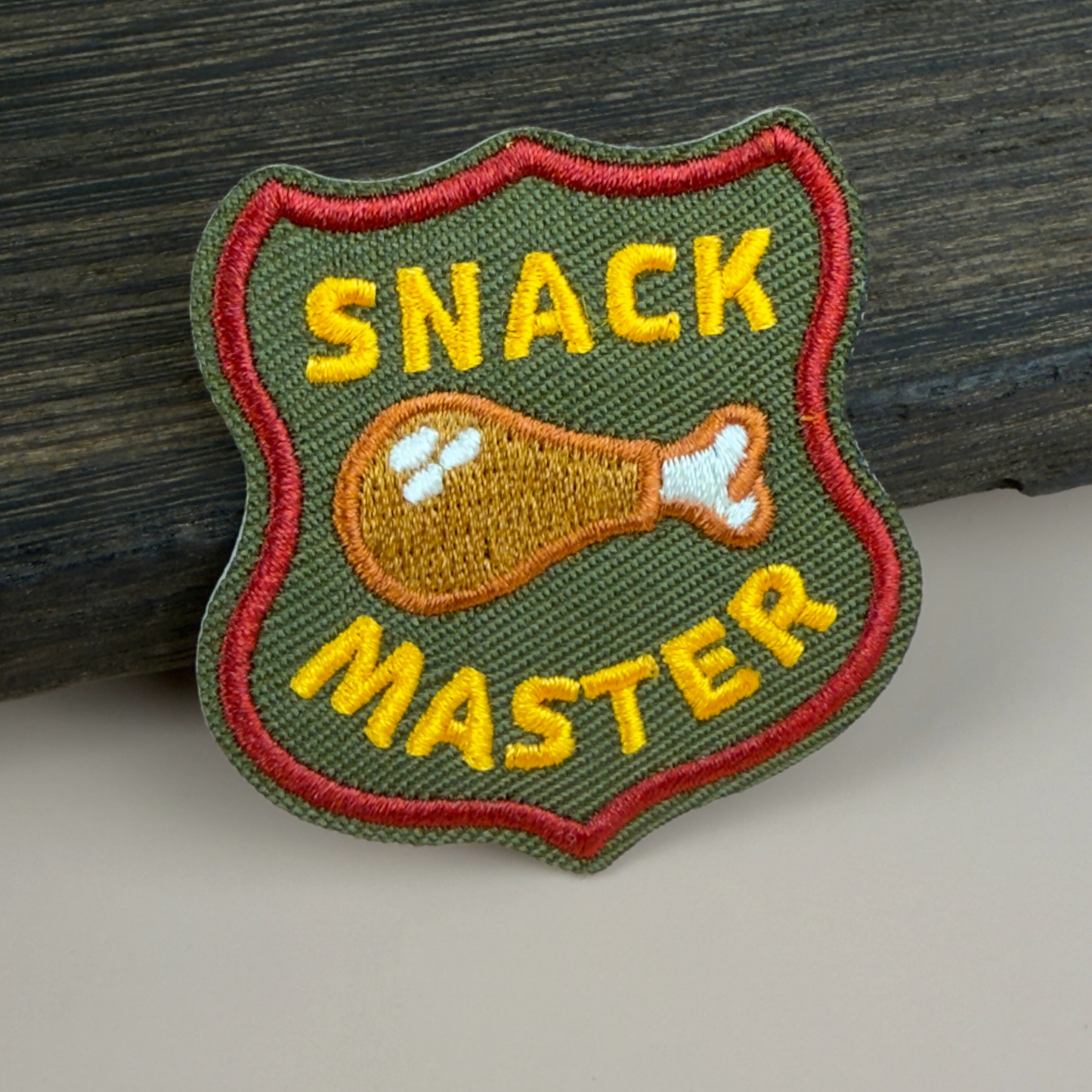 Snack Master | Velcro or Iron-On Patch for Pets