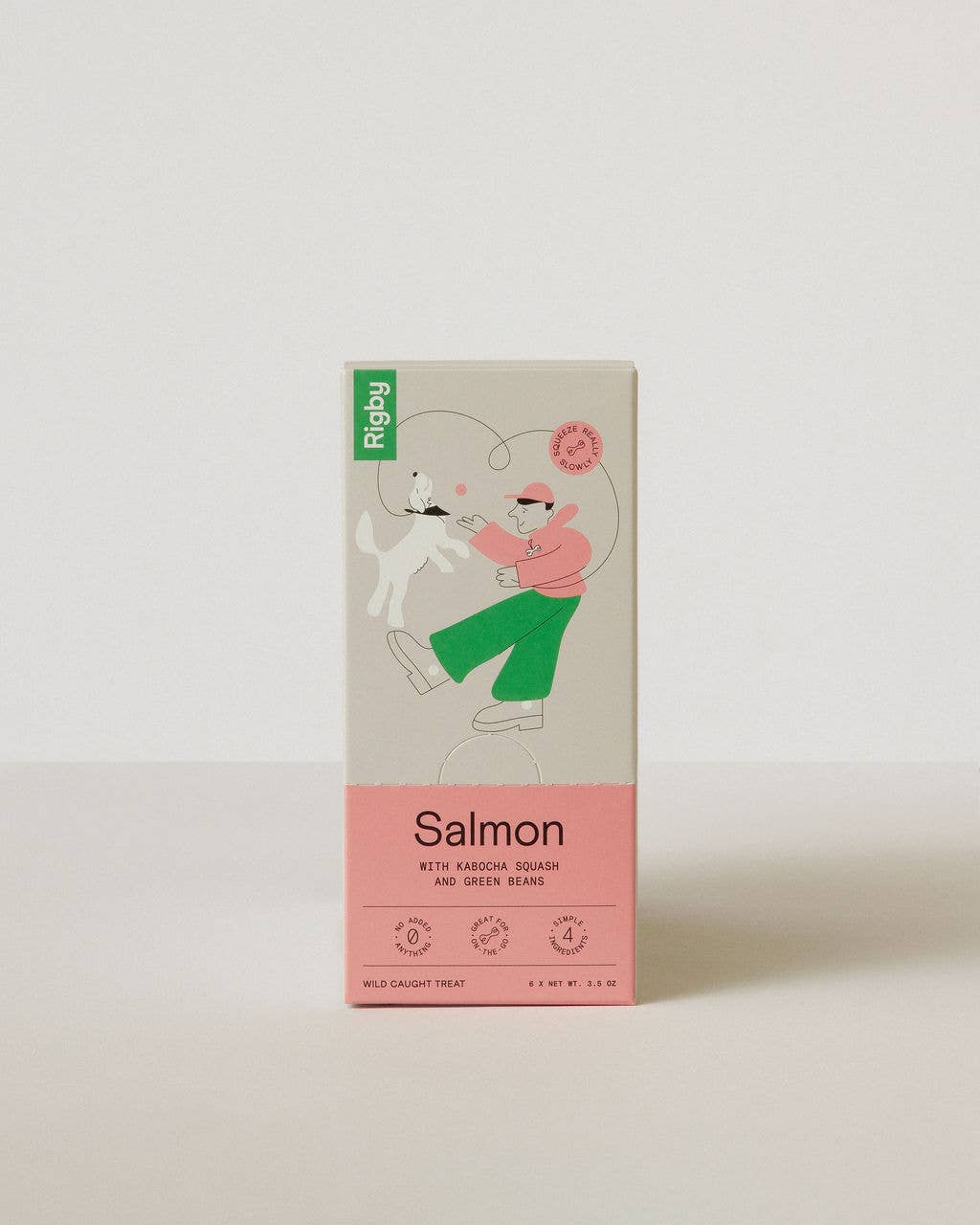 Organic Salmon Squeeze Pouch for Dogs