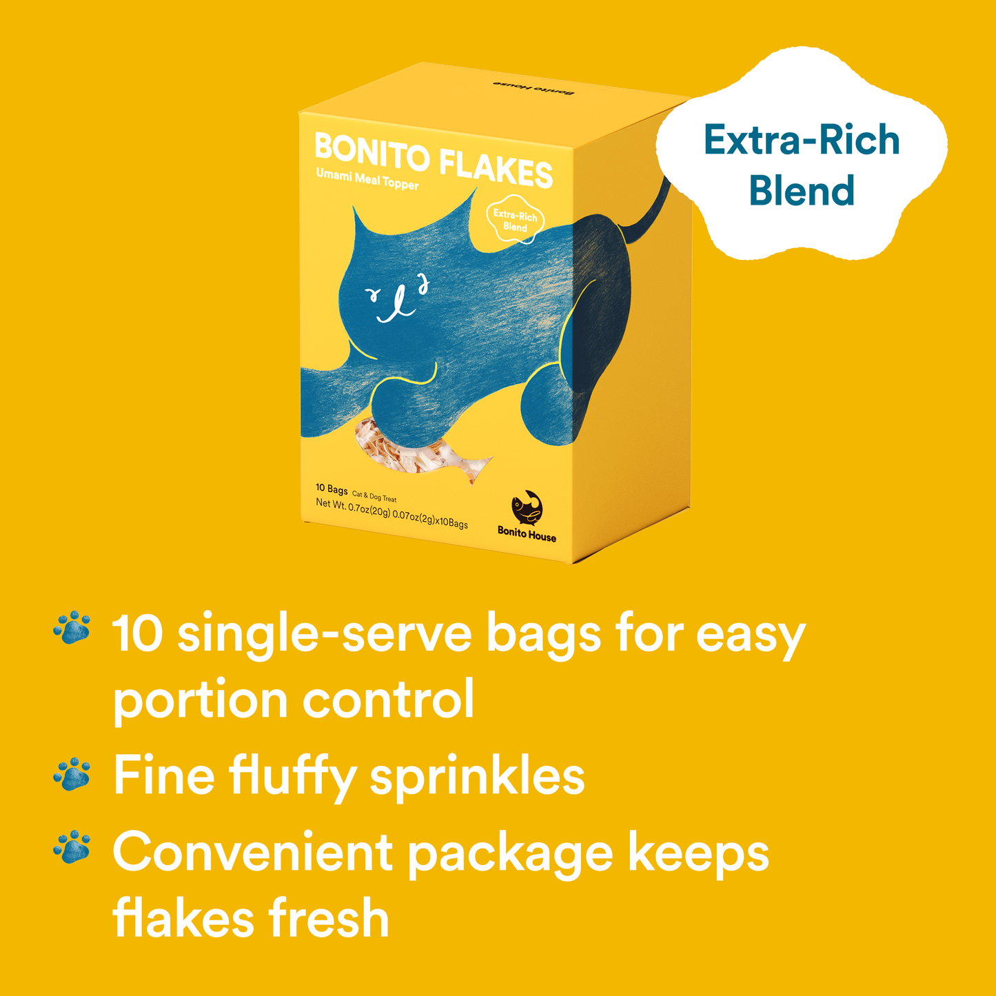 Umami Meal Topper: Bonito Flakes for Cats and Dogs