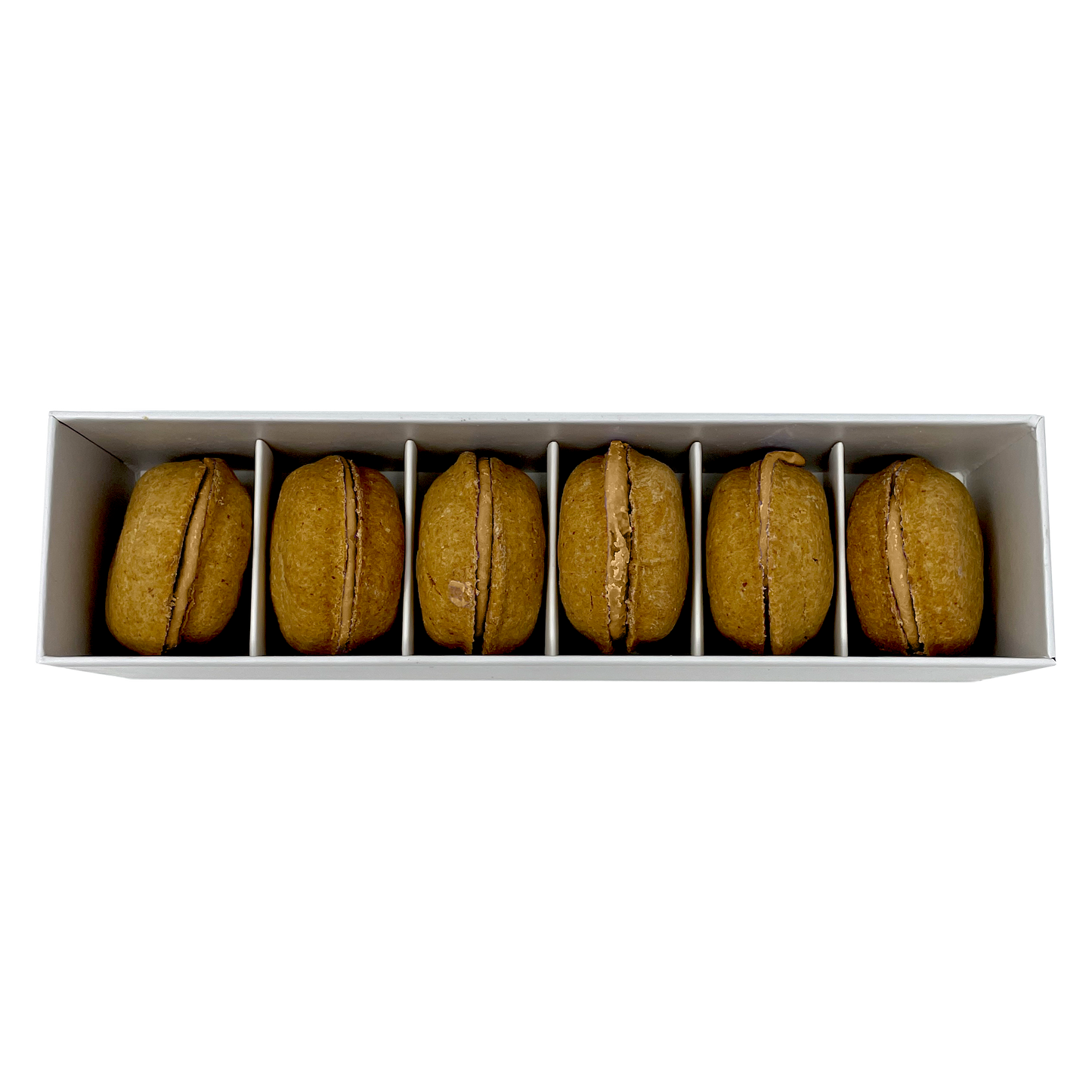 Bonne et Filou Dog Macarons | Crème Brûlée