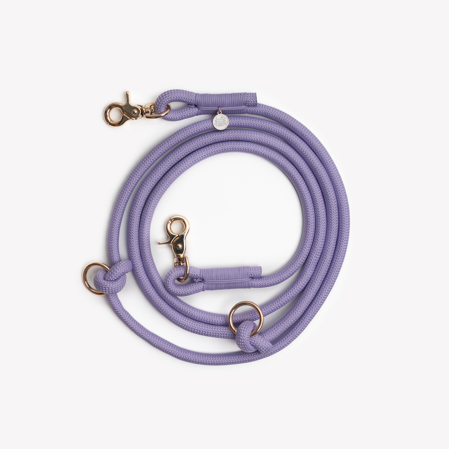 'Lavender' - Hands Free Dog Braided Rope Leash