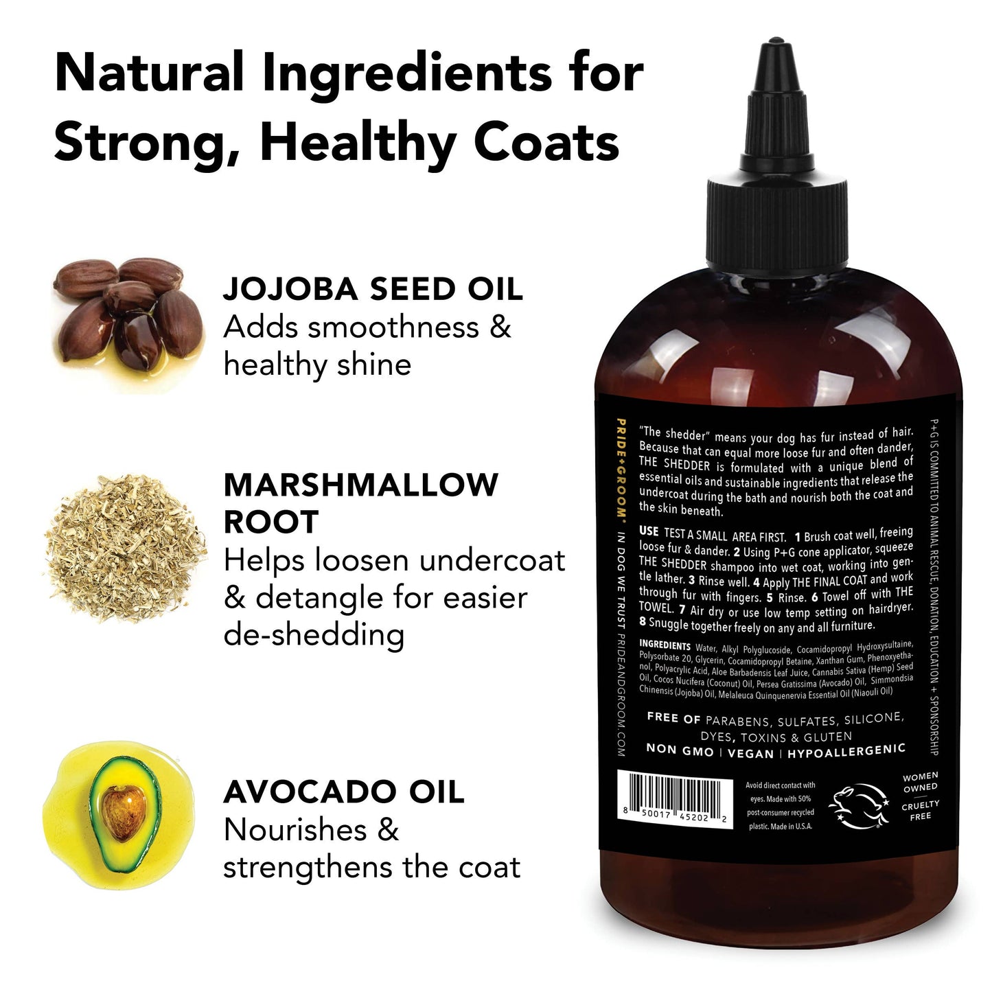 THE SHEDDER Shampoo, 12oz