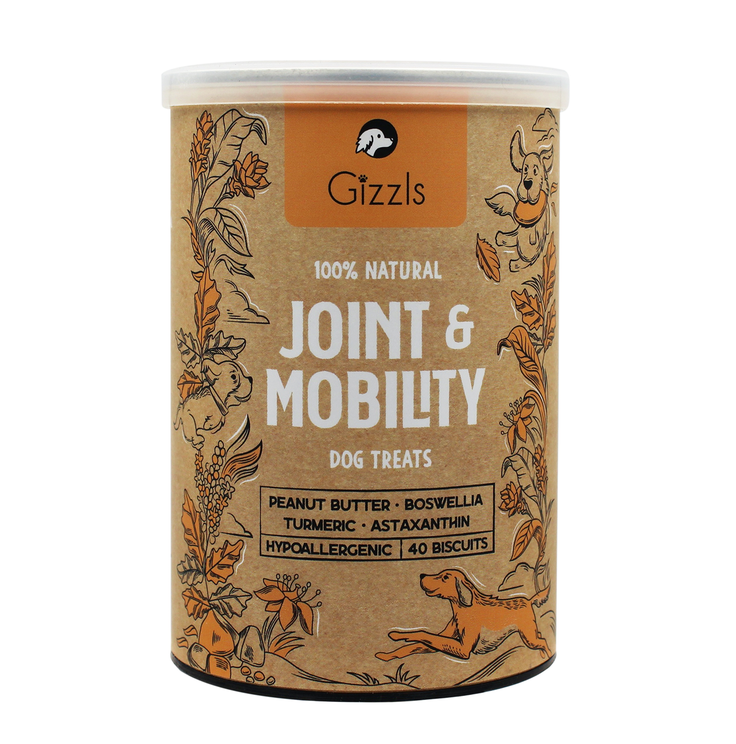 100% Natural Dog Treats for Joint & Mobility