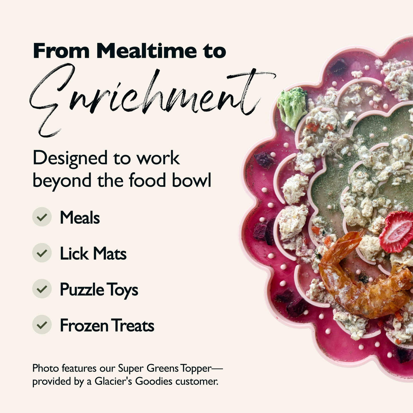 Goat Milk Dog Topper – Parsley & Spinach | Gut-Friendly