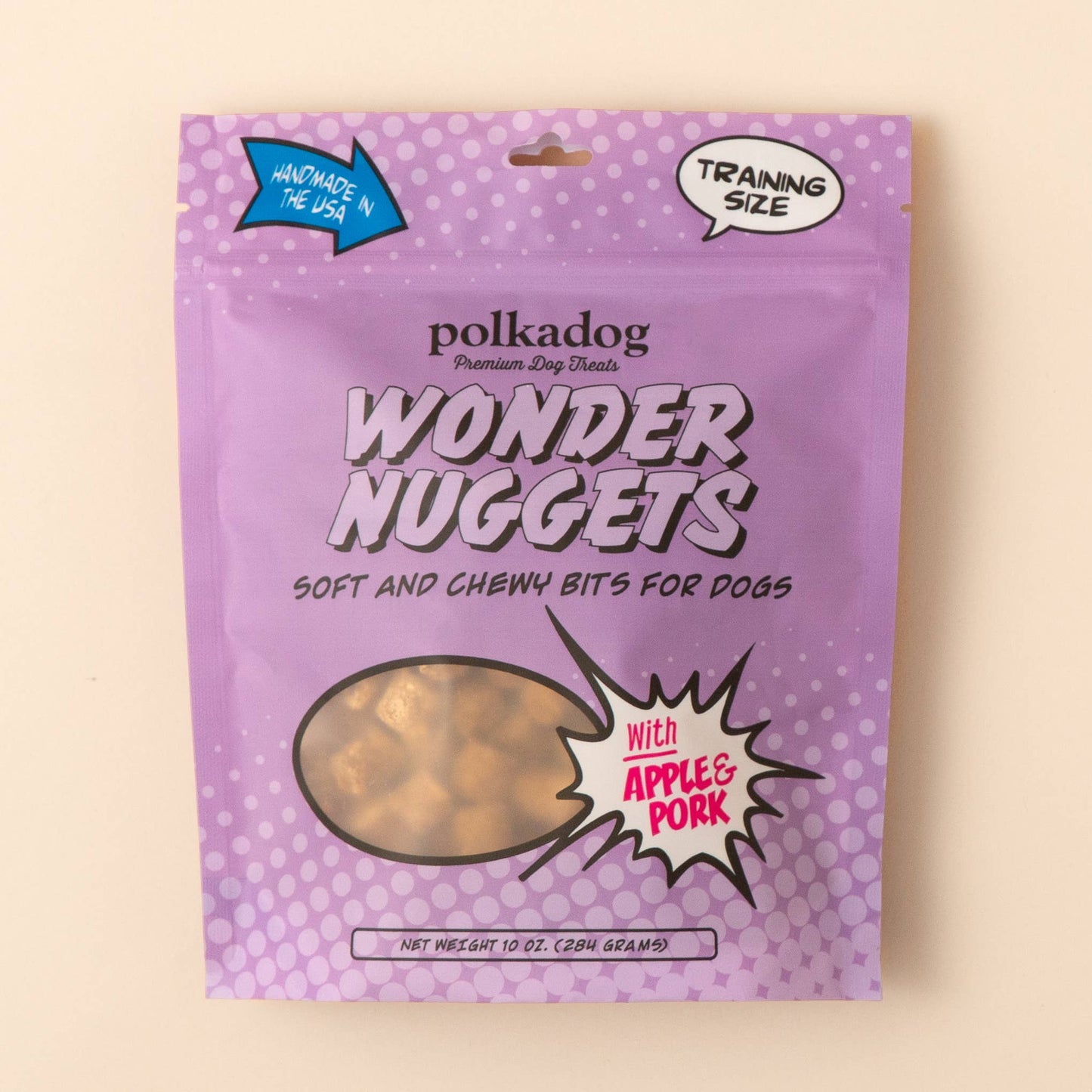 Polkadog Wonder Nuggets – Pork & Apple Dog Treats
