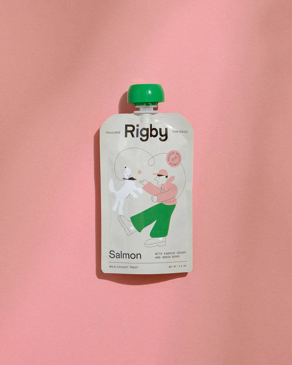 Organic Salmon Squeeze Pouch for Dogs