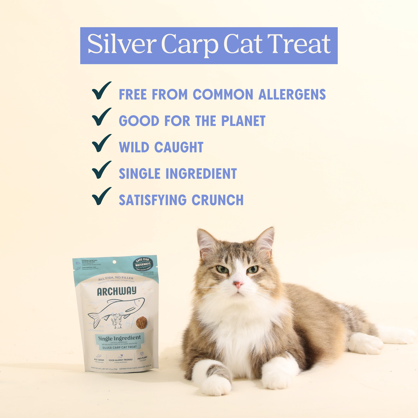 Single Ingredient Wild-Caught Fish for Cats