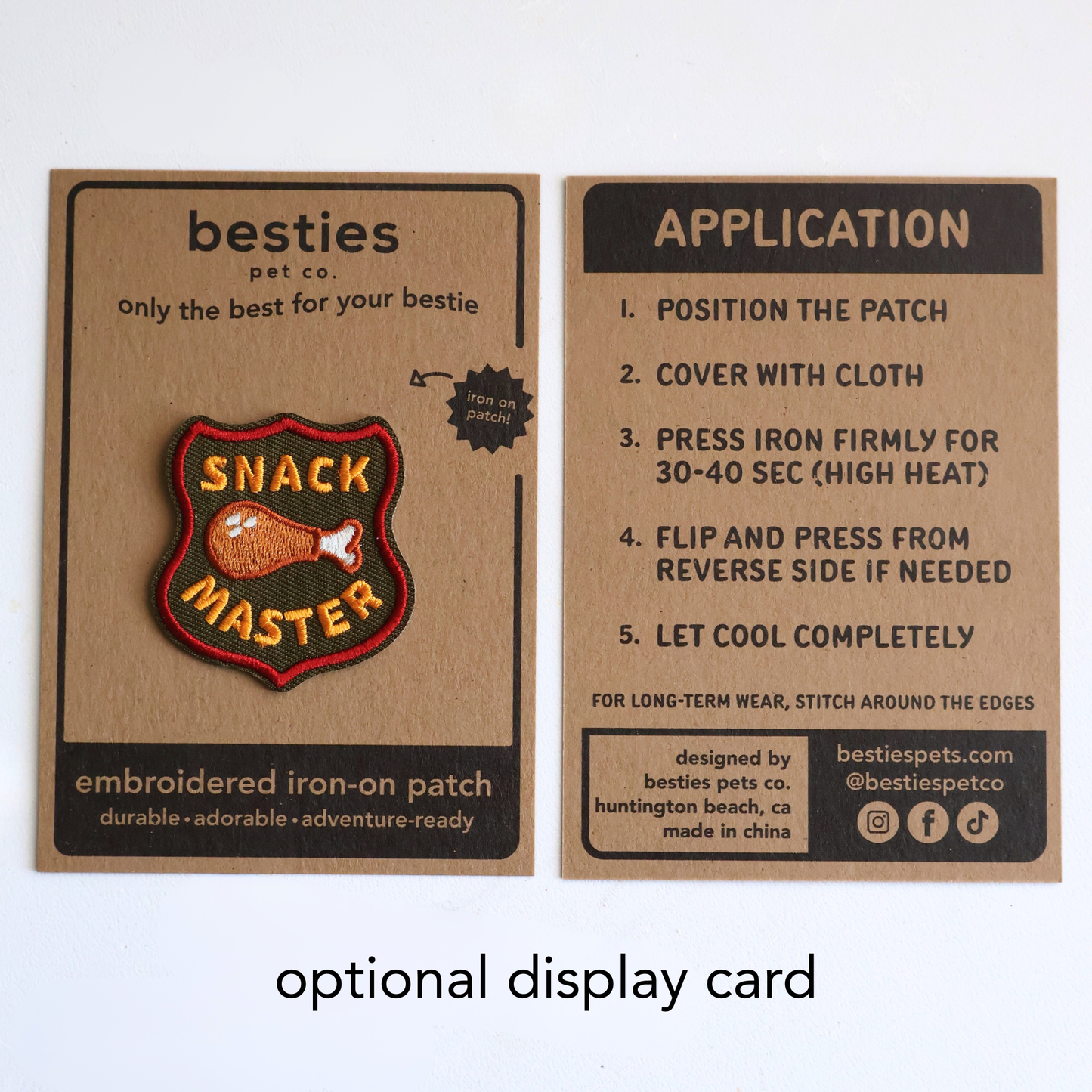 Free Spirit | Velcro or Iron-On Patch for Pets