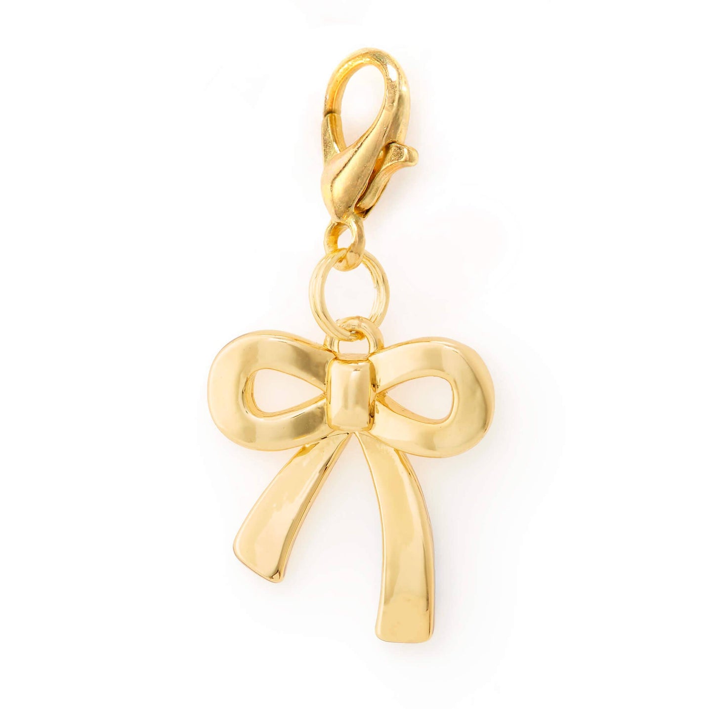 Gold Bow Collar Charm: Charm Only