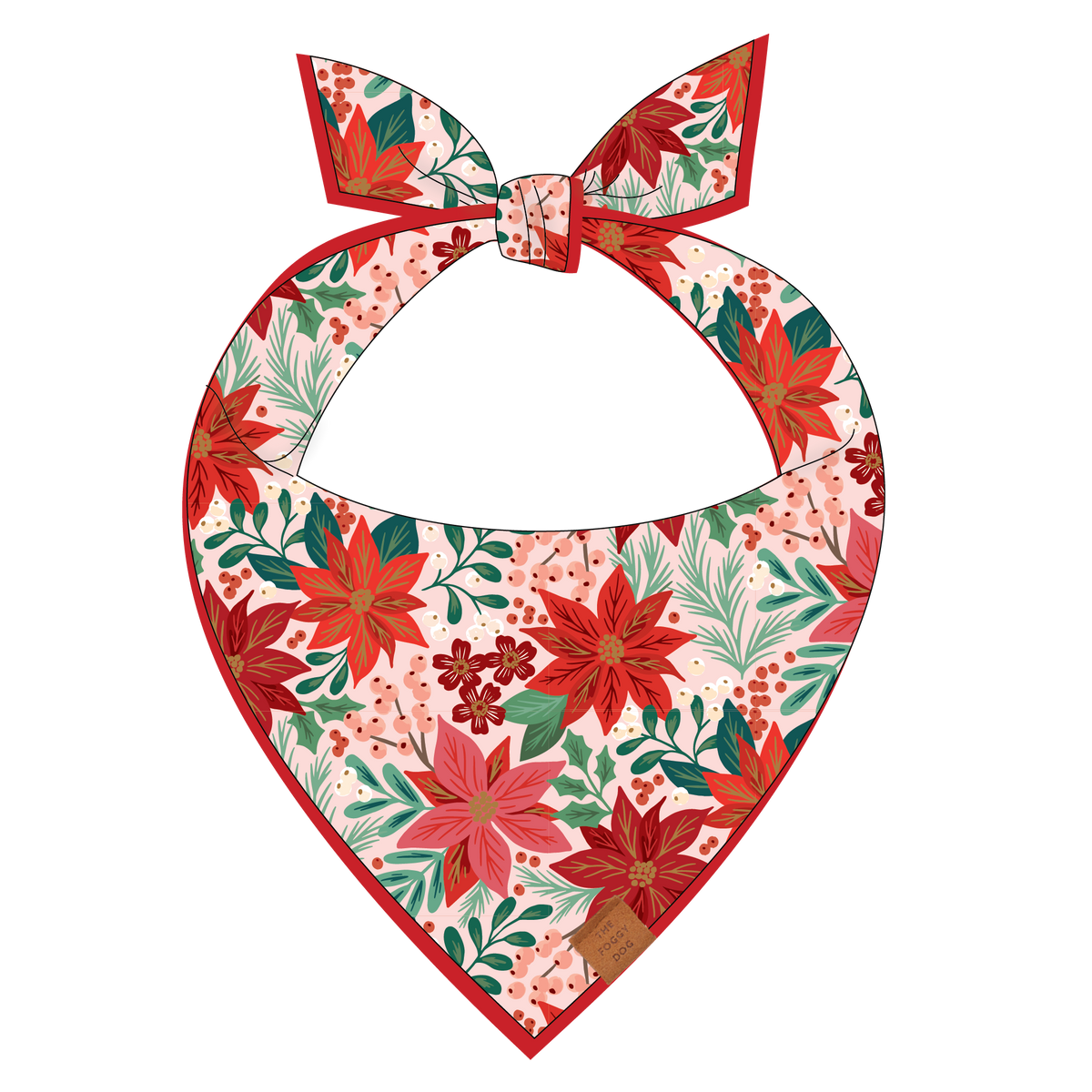 Poinsettia Dog Bandana
