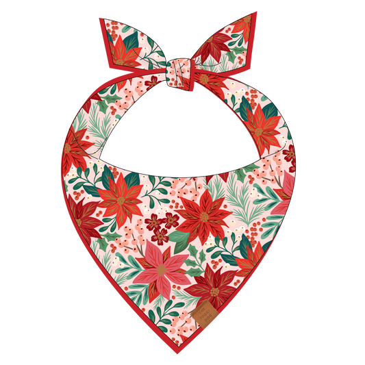 Poinsettia Dog Bandana