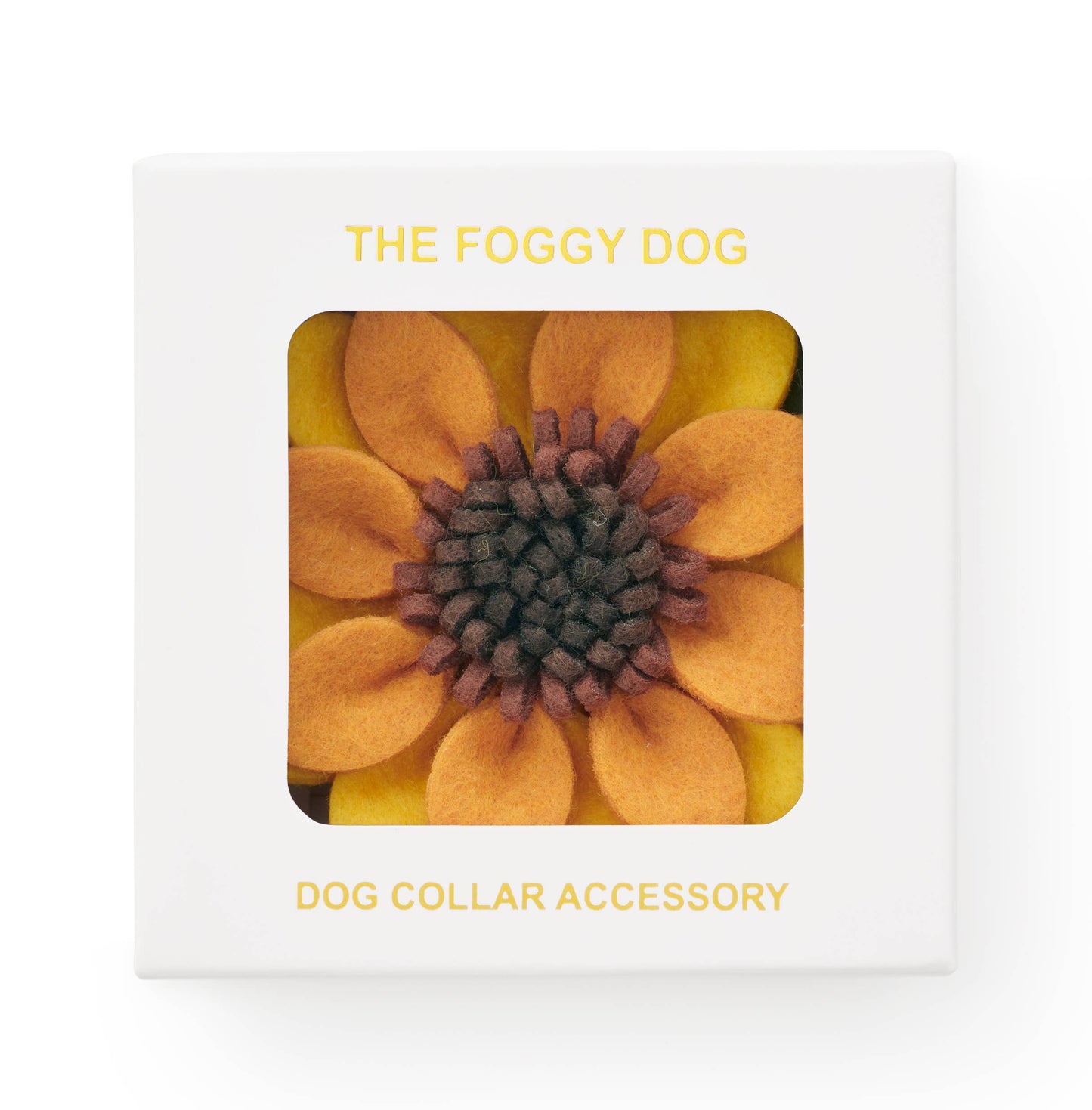 Sunflower Dog Collar Flower