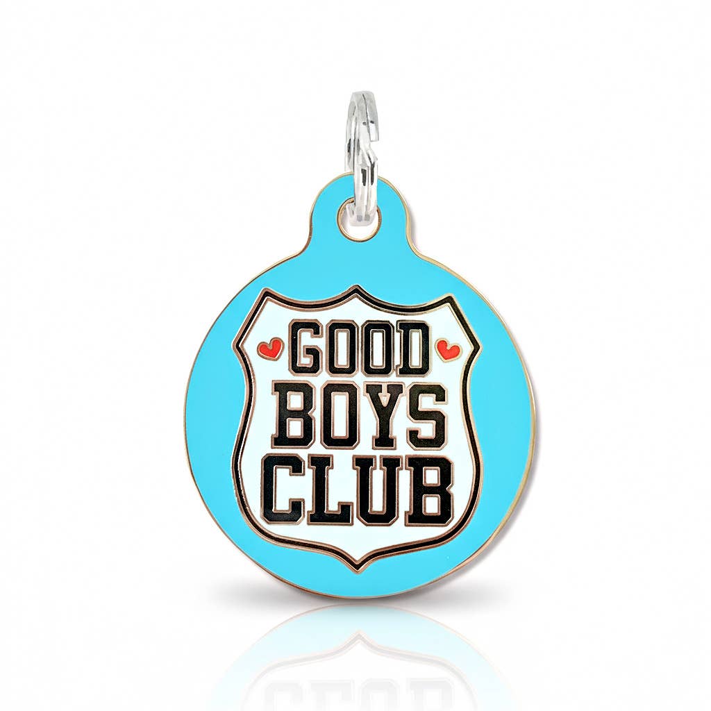 Dog Tag Charm w/ Scannable QR Code - Good Boys Club