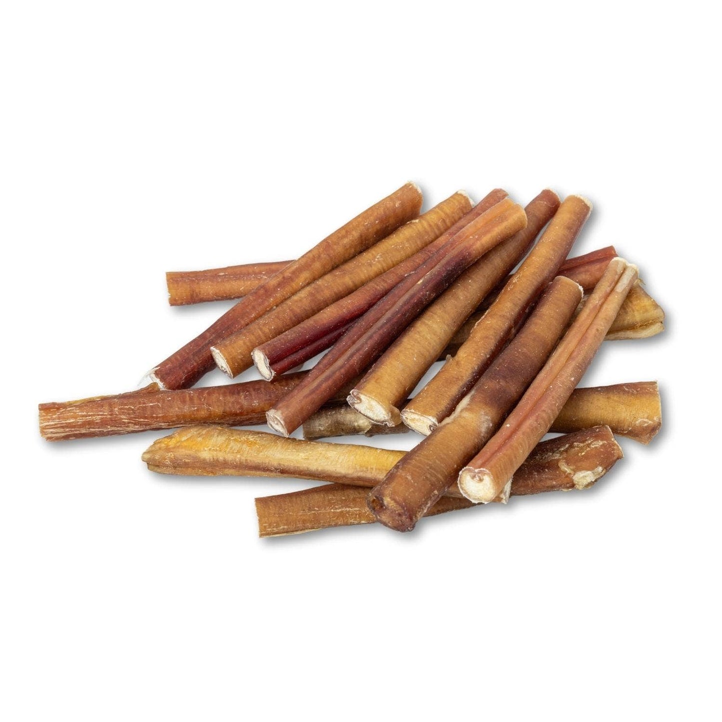 All-Natural Beef Bully Stick Treats - 6" Thick (25/Bag)