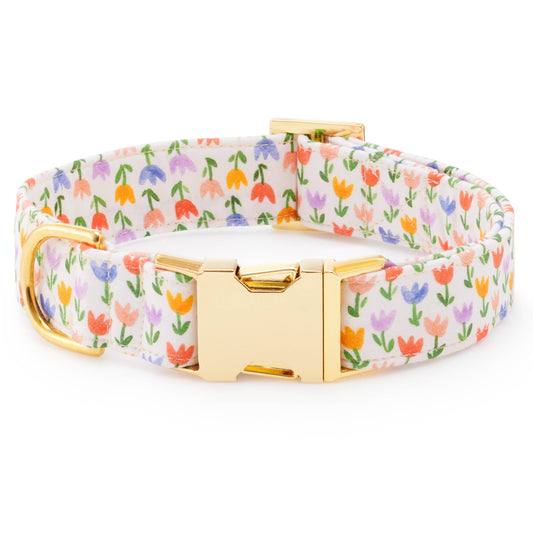Tulip Garden Dog Collar