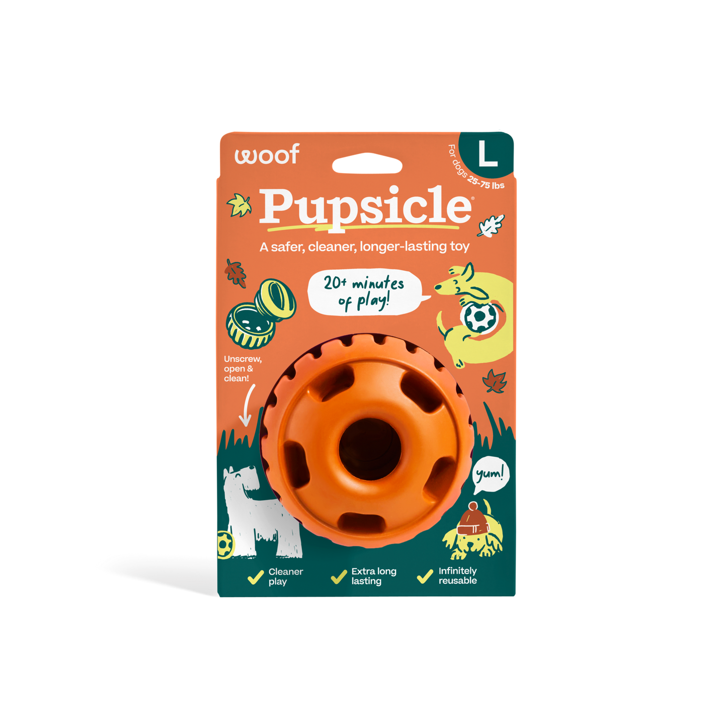 The Pupsicle - Pumpkin: Large