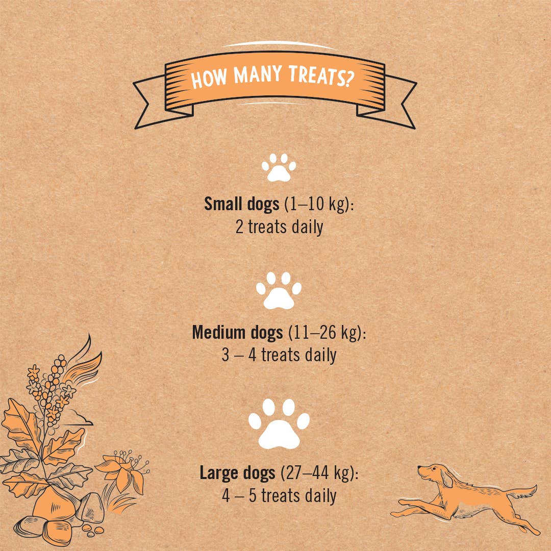 100% Natural Dog Treats for Joint & Mobility