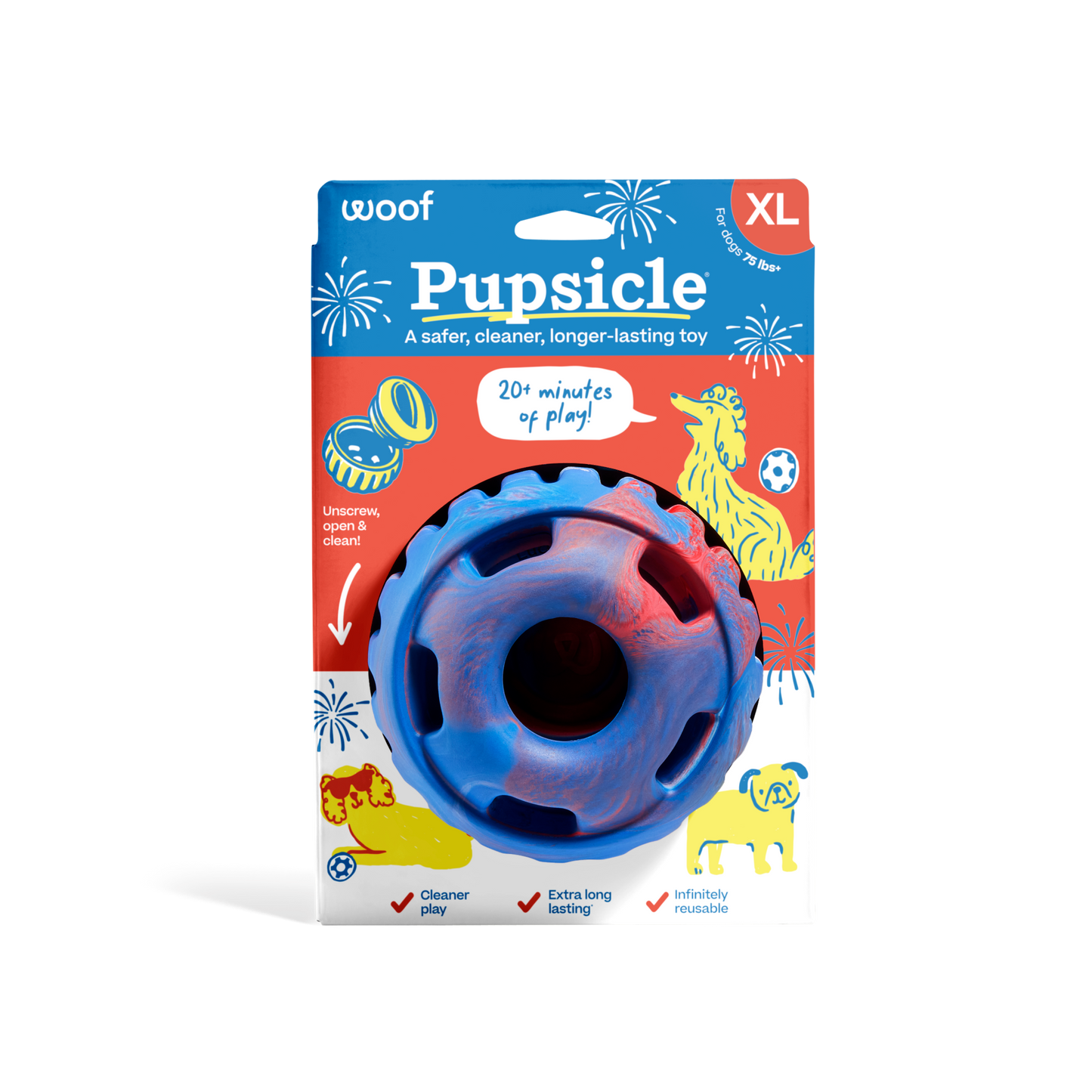 Woof Tie Dye Pupsicle