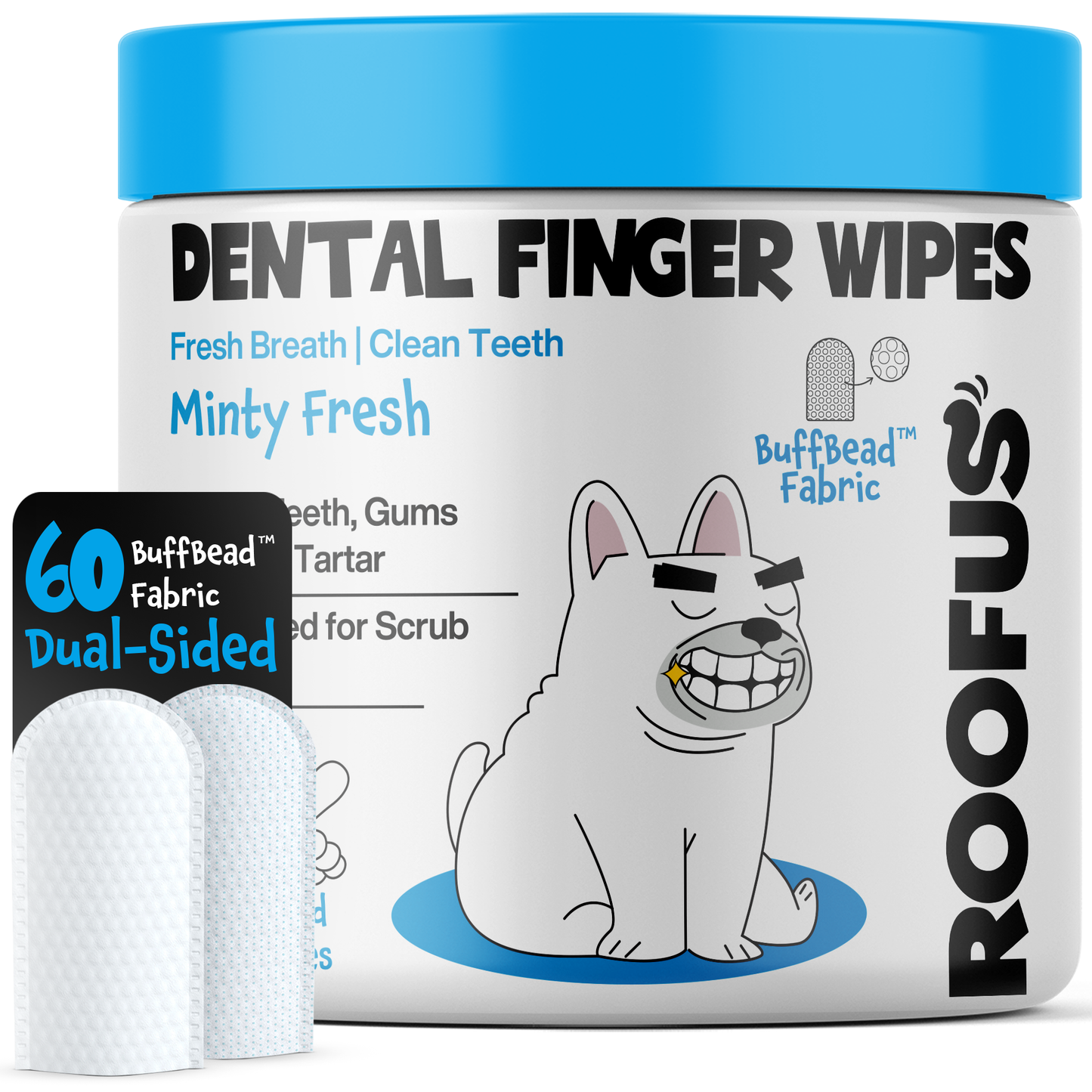Roofus Dental Wipes | Mint