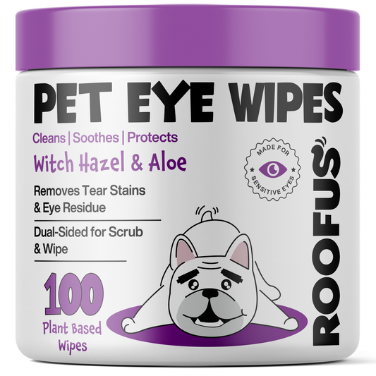 Roofus Dog Eye Wipes | Fragrance Free