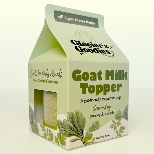 Goat Milk Dog Topper – Parsley & Spinach | Gut-Friendly