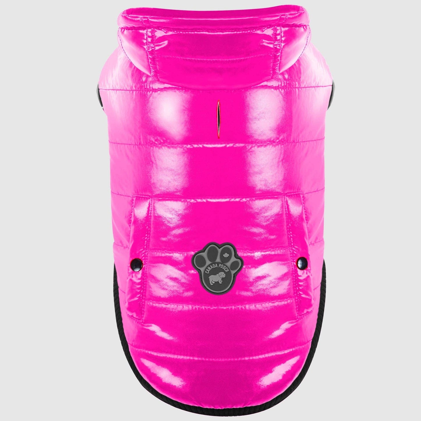 Shiny Puffer Vest- Dog Coat: Iridescent